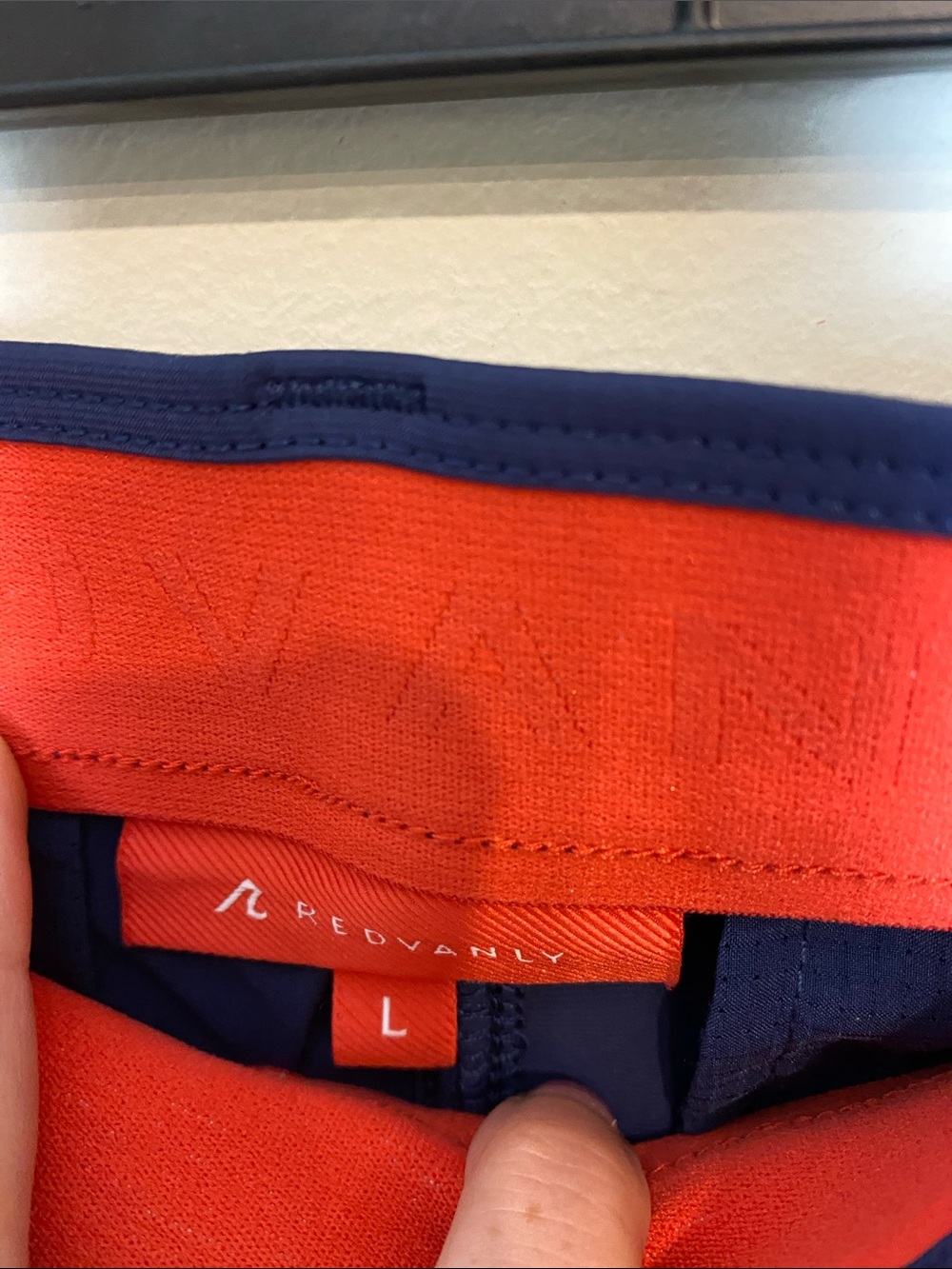 Redvanly HANOVER PULL-ON SHORT Navy Blue 7" Inseam Performance Stretch Size L - Picture 3 of 6